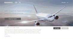 Desktop Screenshot of frequentis.com